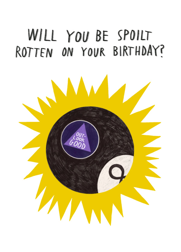 Spoilt Rotten Birthday Card