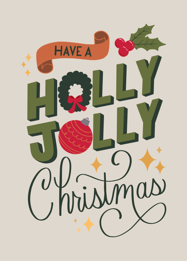 Have A Holly Jolly Christmas Card