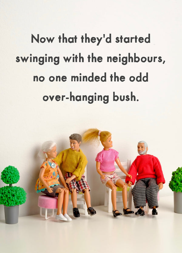 Swinging With The Neighbours Card