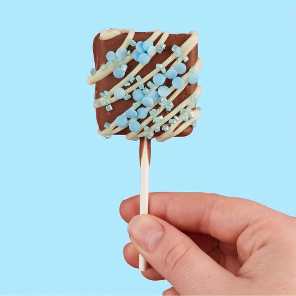 Blue Baby Shower Brownie Pop