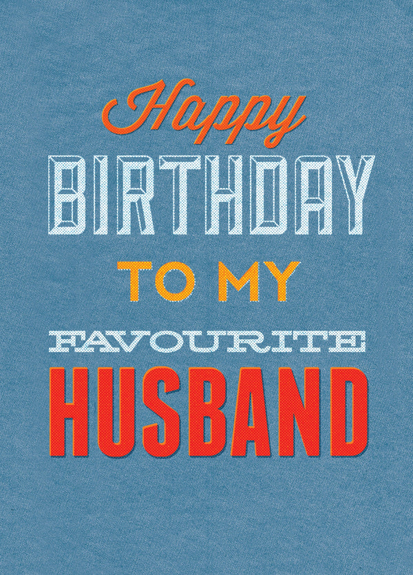 Favourite Husband Card