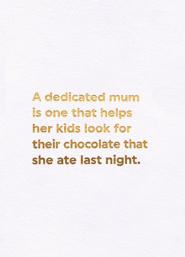 Hidden Chocolate Card