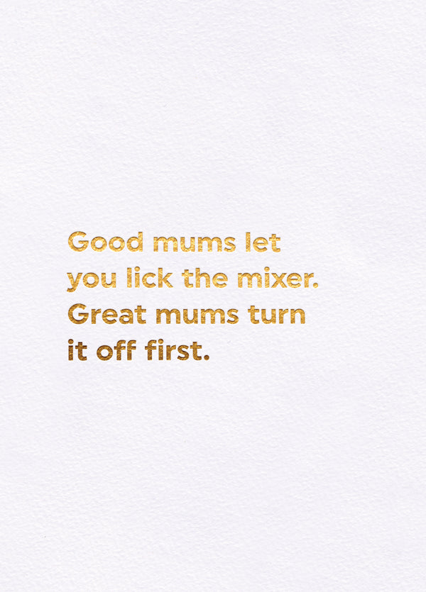 Lick The Mixer Card