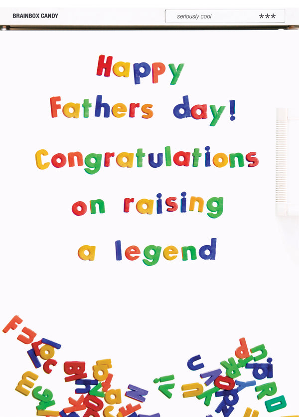 Congratulations On Raising A Legend Card