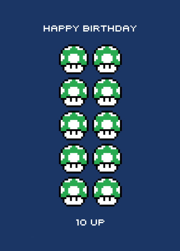 Happy Birthday 10UP Card