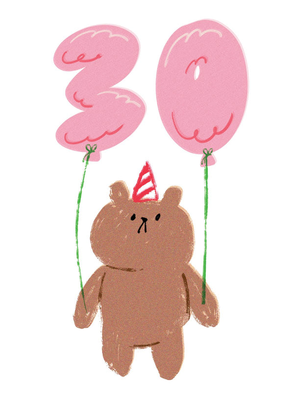 30 Bear Card
