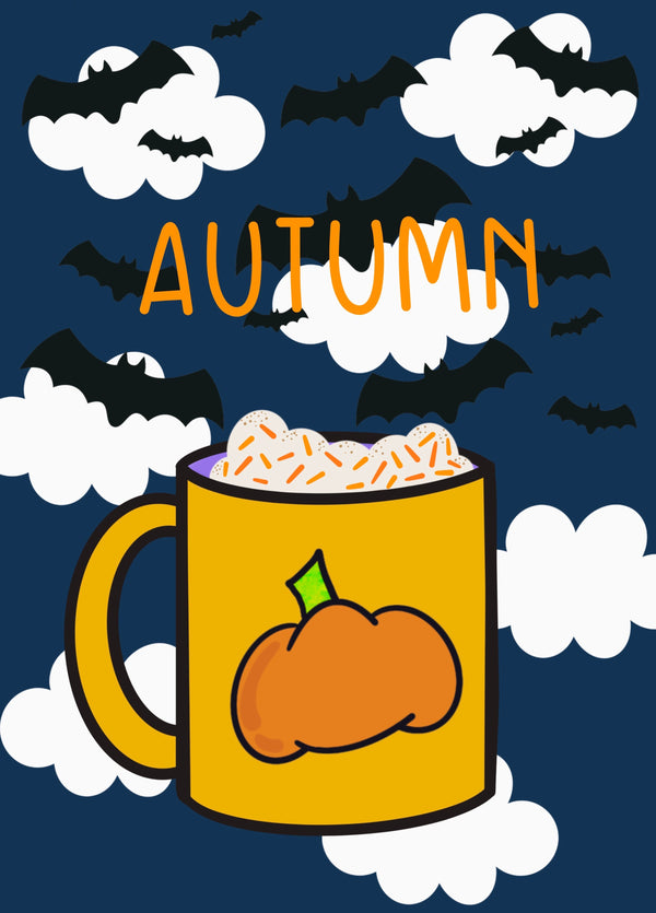 Pumpkin Spice Latte Card