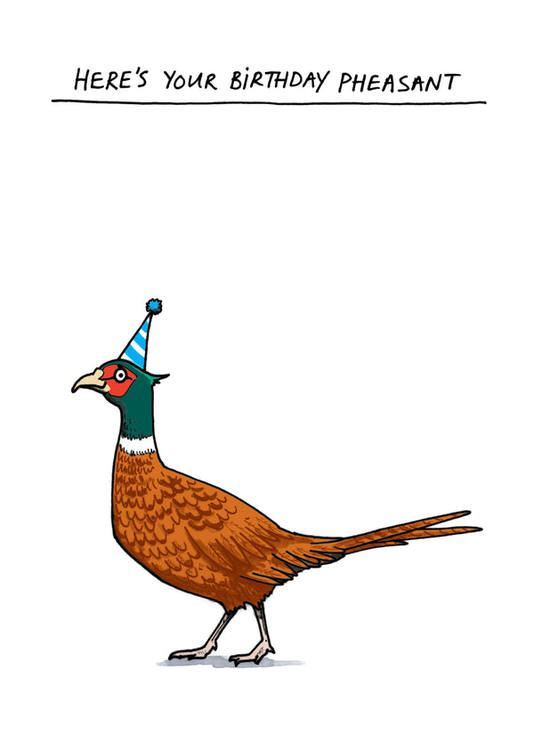 Birthday Pheasant Card