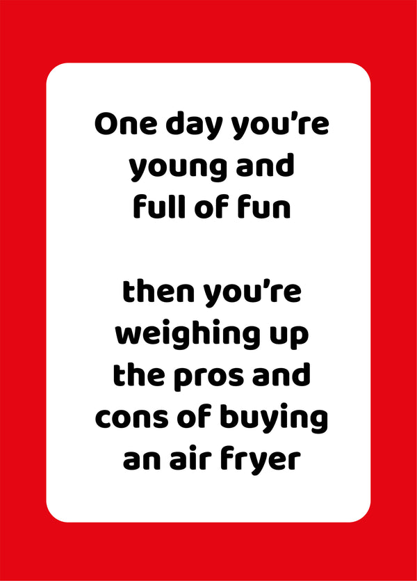 Air Fryer Card