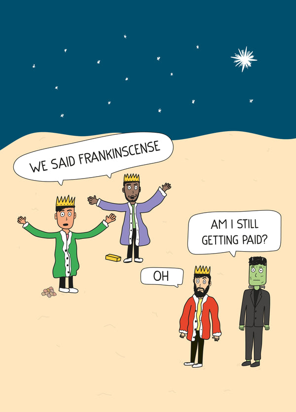 Frankenstein Getting Paid Card