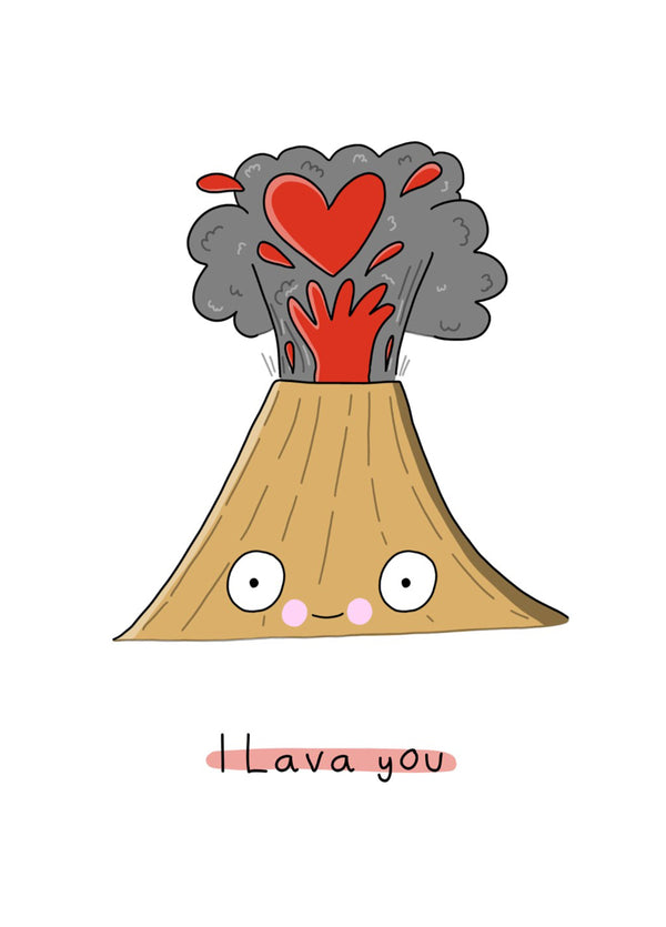 I Lava You Card