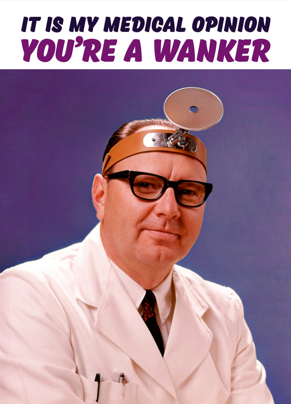 First Class Wanker Card