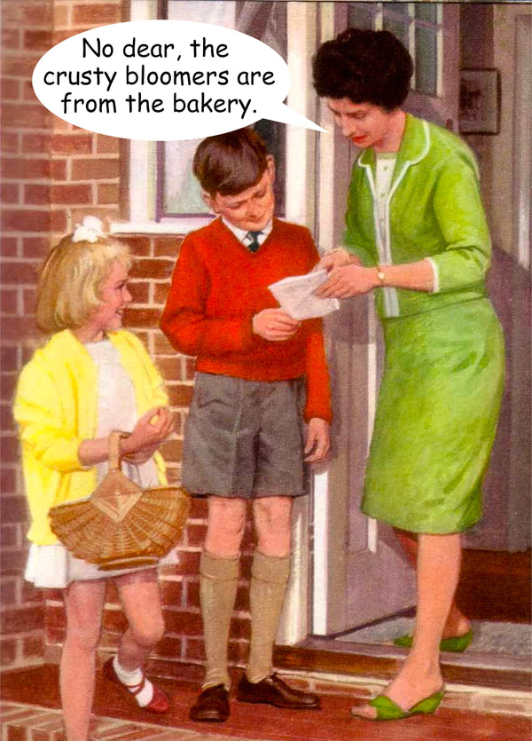 Crusty Bloomers Card