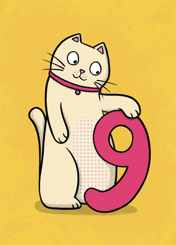 9th Birthday Card