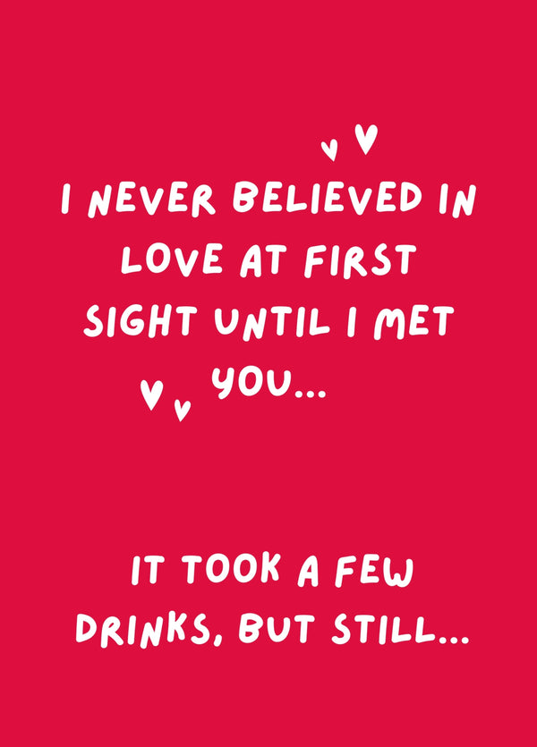 Cheeky Love At First Sight Card
