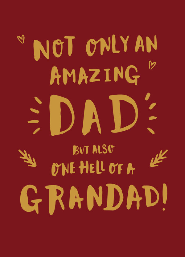 One Hell Of A Grandad Card