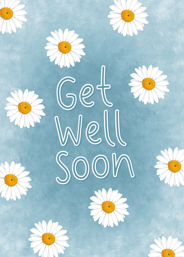 Daisies Get Well Soon Card