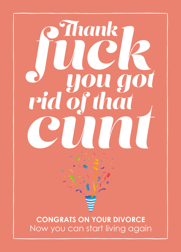 Happy Divorce Card