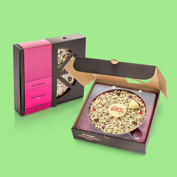 Happy Birthday Chocolate Girl Pizza