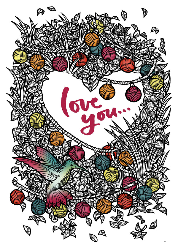 Love You Bird Card