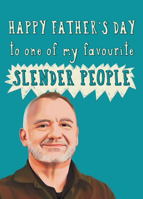 Funny Father's Day Bob Last One Laughing Card