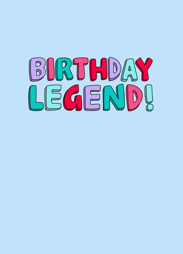 Birthday Legend Card