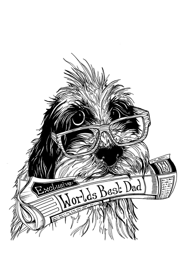 World's Best Dad Card