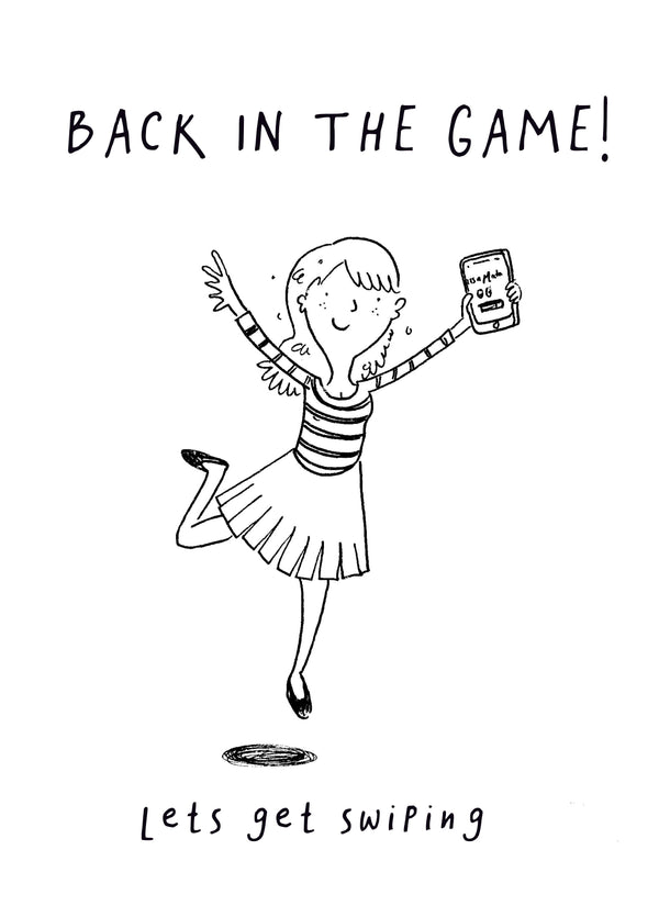 Lets Get Swiping Card