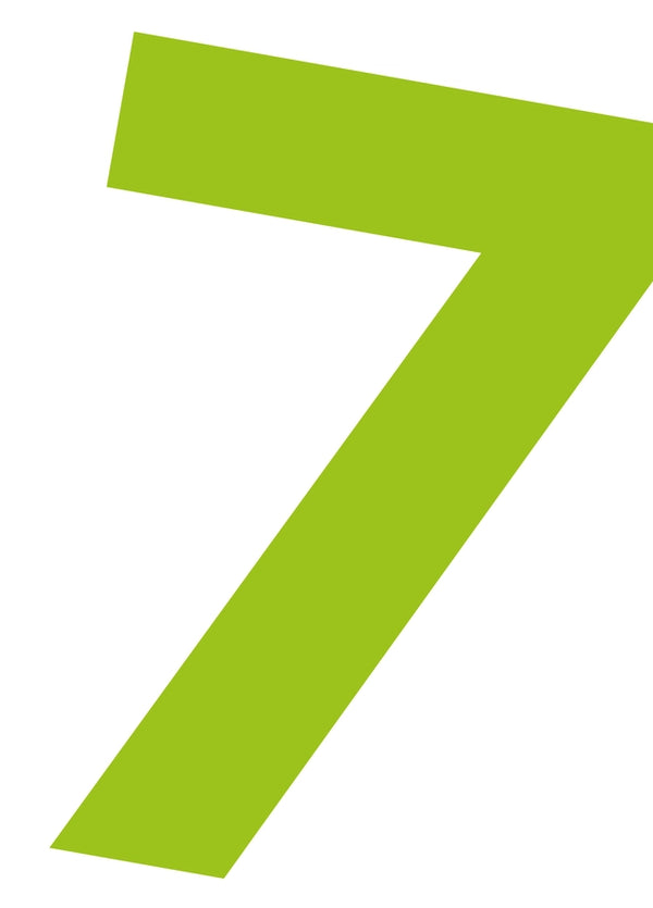 Number 7 Birthday Card