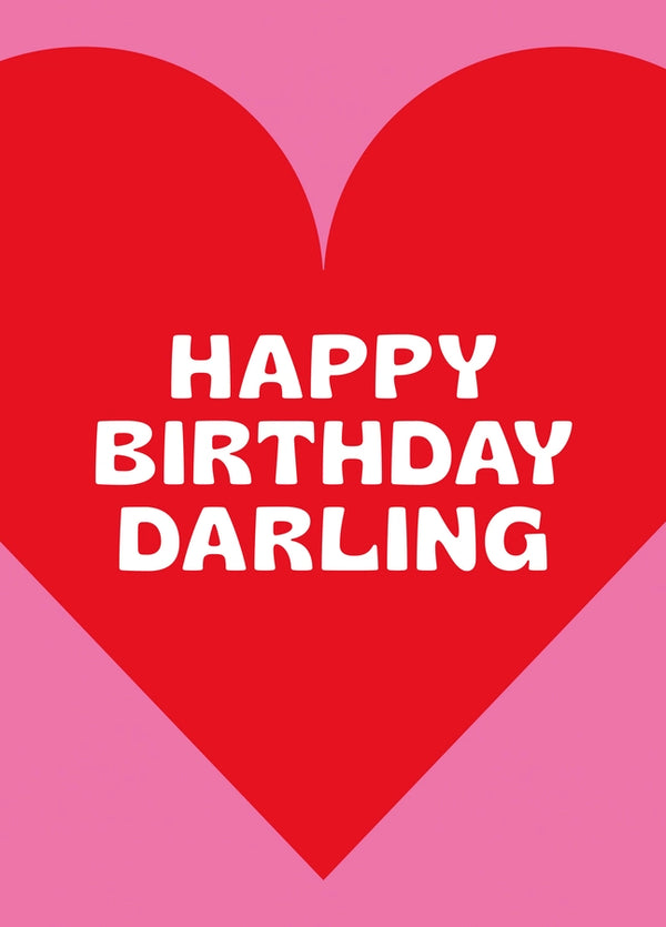 Happy Birthday Darling Card
