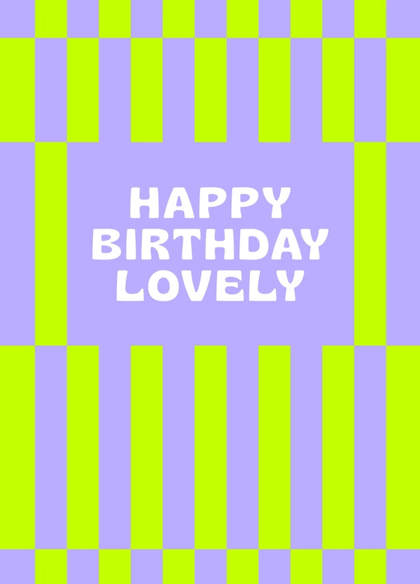 Happy Birthday Lovely Card