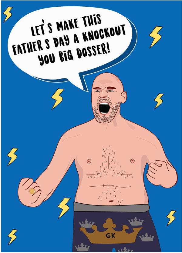 Tyson Fury Father's Day Card