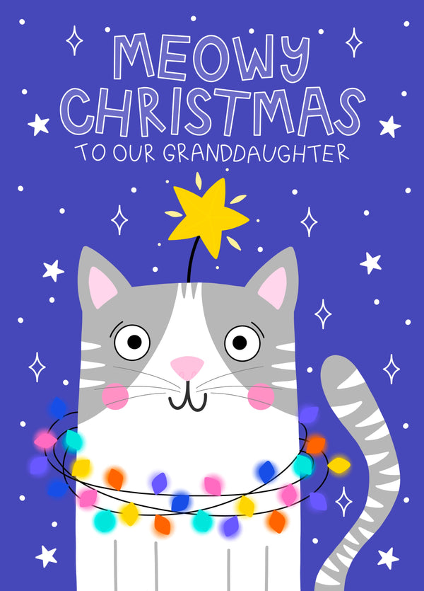 Meowy Christmas Granddaughter