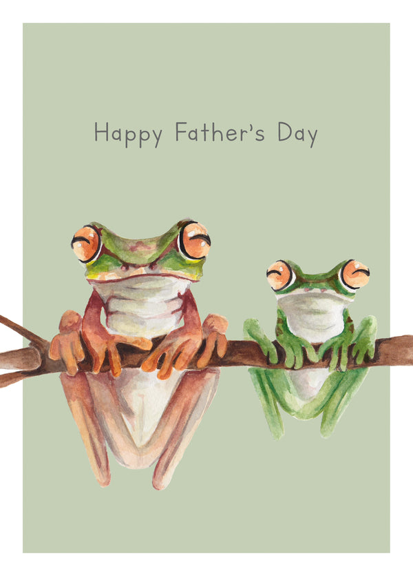Father's Day Frog Card