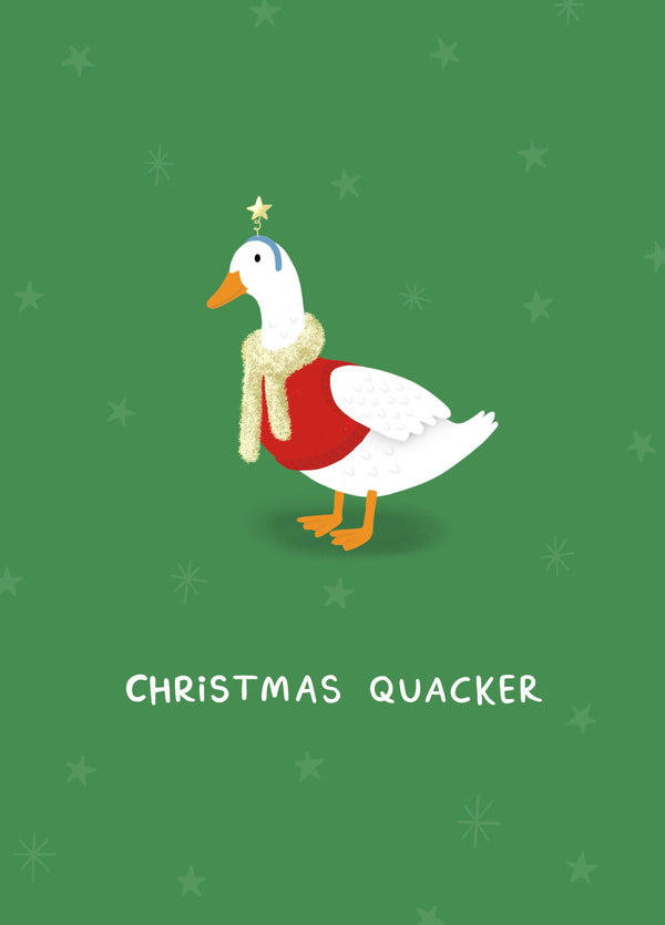 Christmas Quacker Card