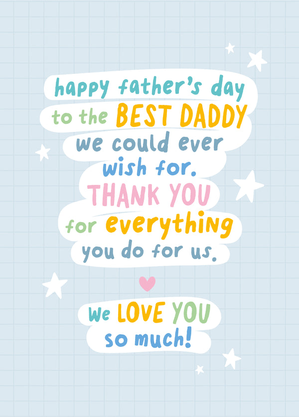 Best Daddy We Could Wish For