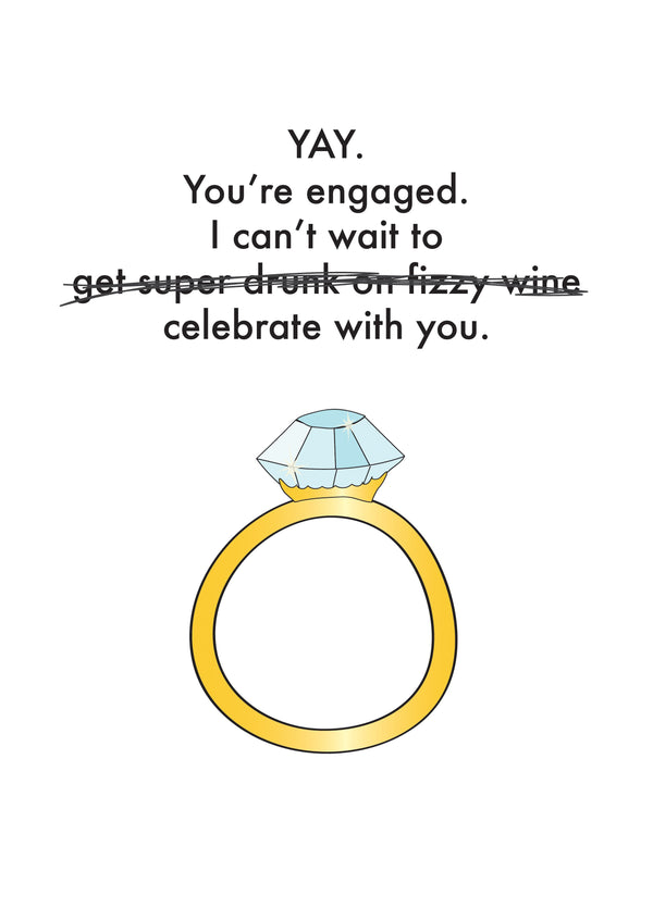 Yay You're Engaged Card