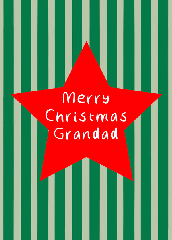 Merry Christmas Grandad Card