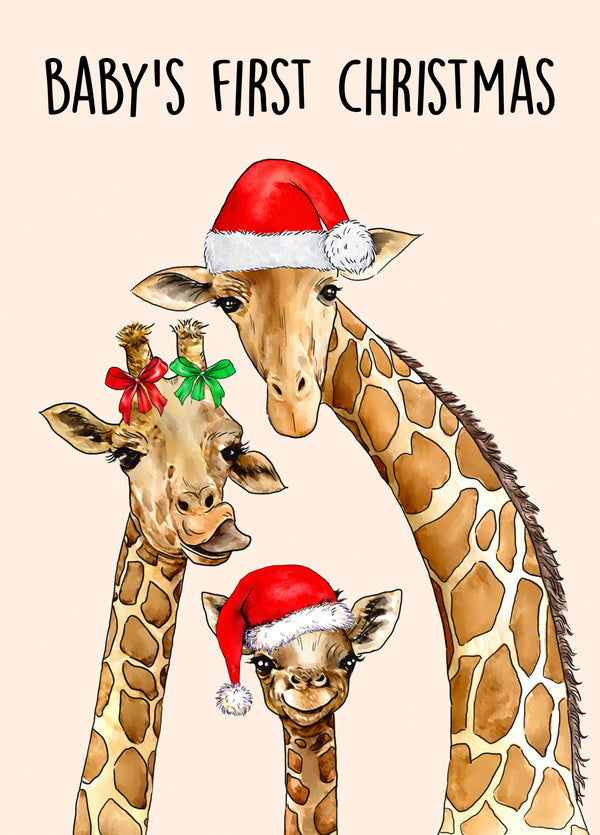 Baby's First Christmas Card