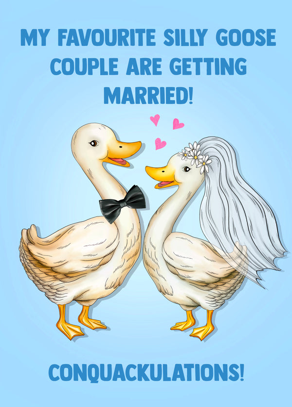 Silly Geese Getting Married!