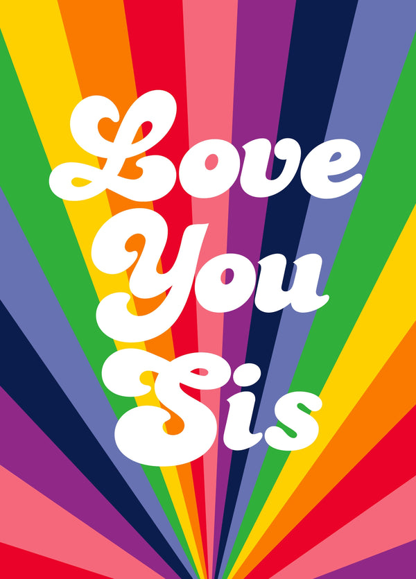 Love You Sis Card