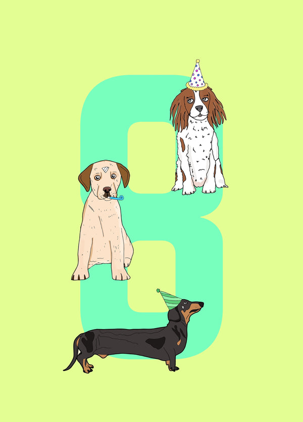 8th Birthday Card