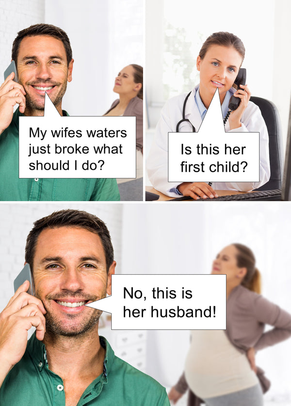 Is This Her First Child? Card