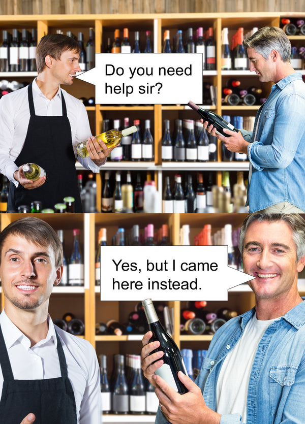 Do You Need Help Sir? Card