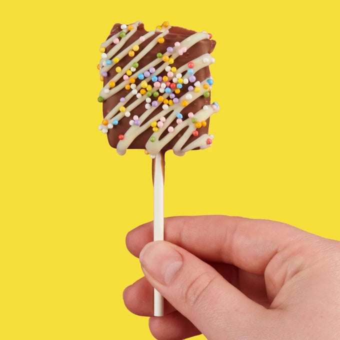Rainbow Sprinkles Brownie Pop