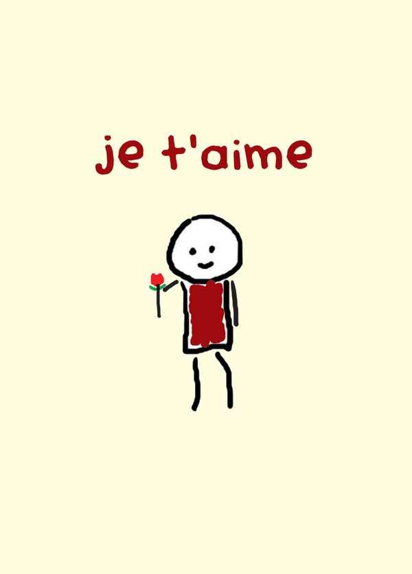 Je T'Aime Card