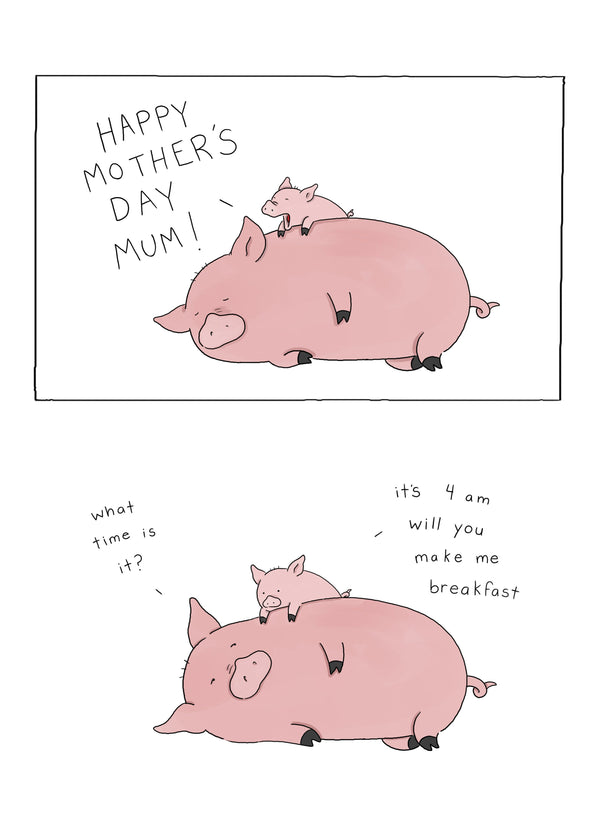 It's 4Am Will You Make Me Breakfast Card