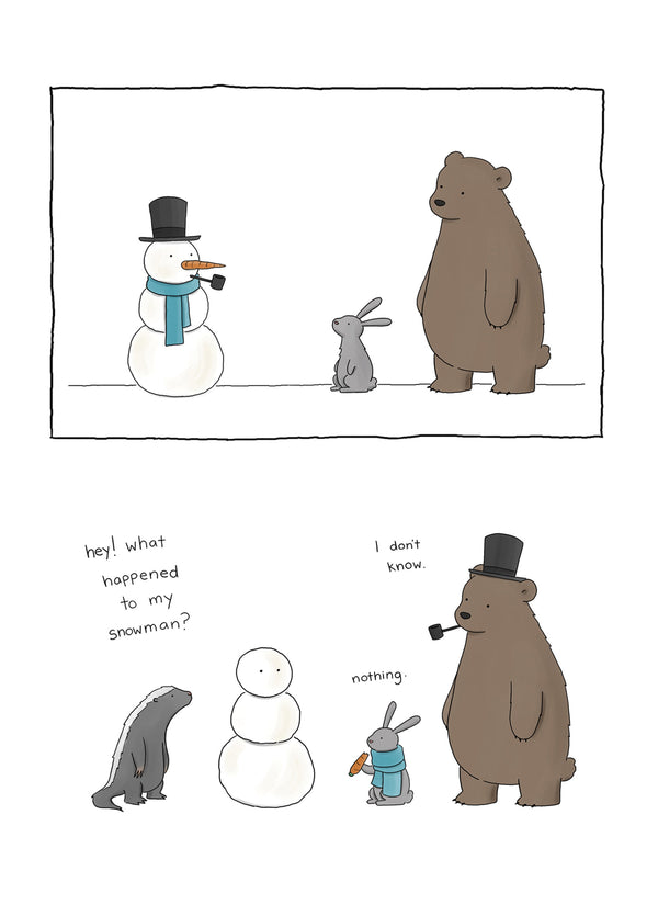 What Happened To My Snowman Card