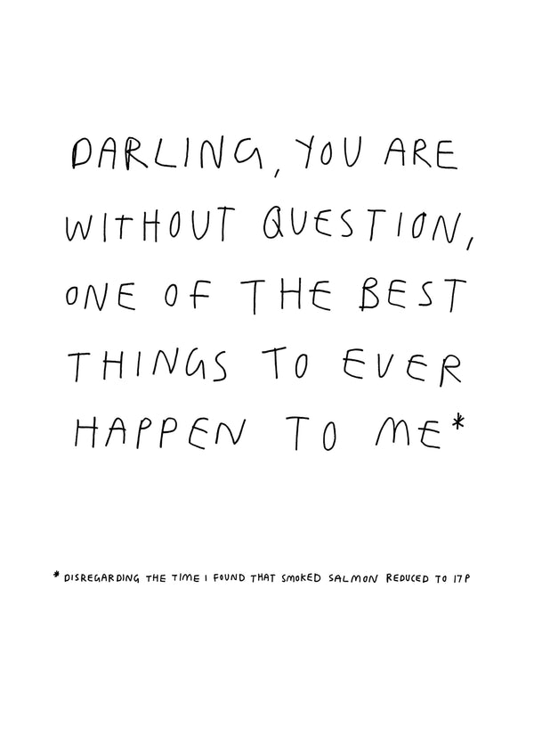 Without Question, One Of The Best Things Card