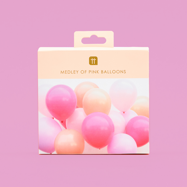 Pink Mixed Balloons